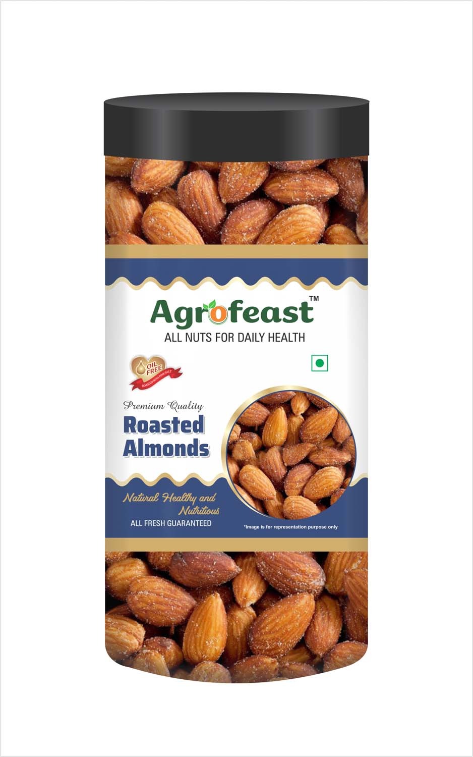 Agrofeast Roasted Almond - 250g