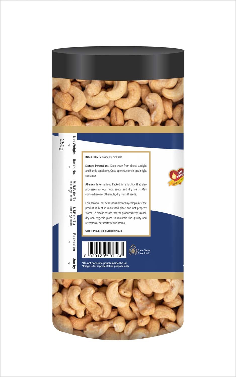 Nutrana Cashew Roasted - 250g