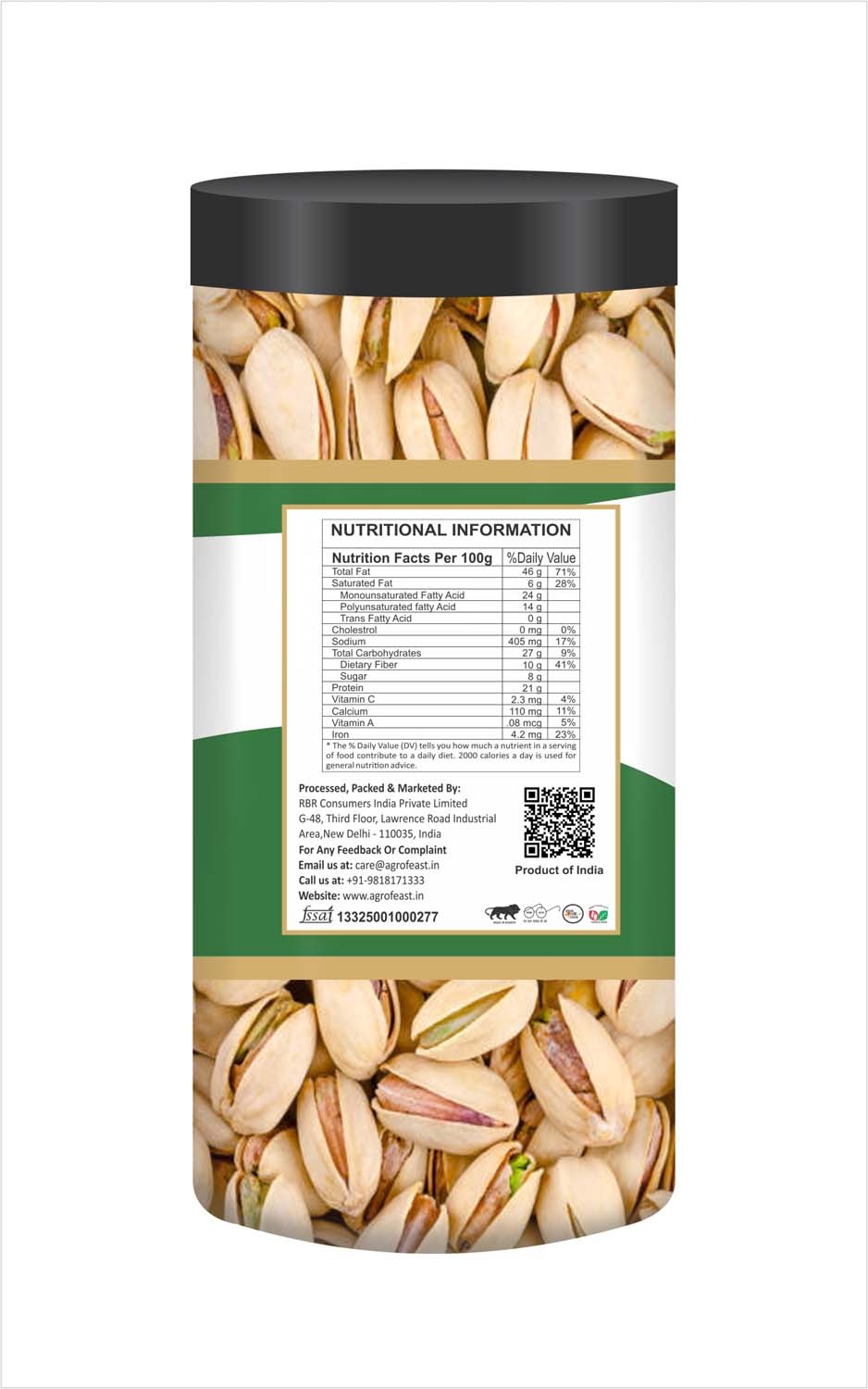 Nutrana Roasted Pistachio - 400g