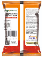 Agrofeast whole mixed spices packaging with label